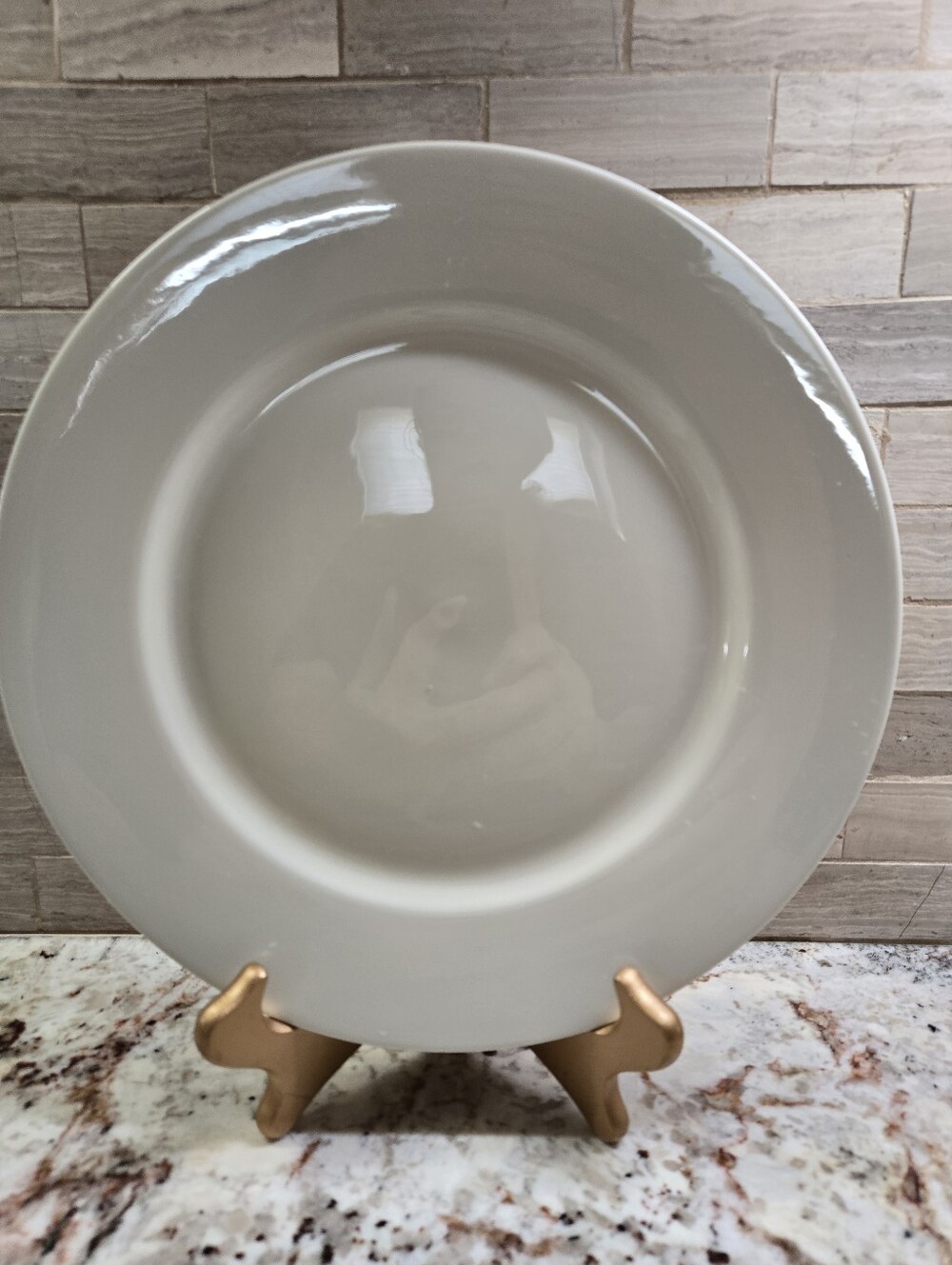 Mikasa Avalon Ivory 8 Buffet Ceramic Dinner Plate